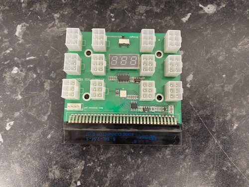 HSTNS-PL30 HP 1200W+atx64p6-n02 Breakout board+ 9x 6pin to 6+2pin cable ED1503 - Picture 6 of 8