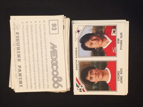 PANINI WC 86 (MEXICO 86) NEW STICKERS - NUM. 1 - 200 CHOOSE FROM THE LIST - Foto 99 di 217