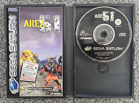Area 51 Sega Saturn Game PAL Complete *VGC* *RARE*