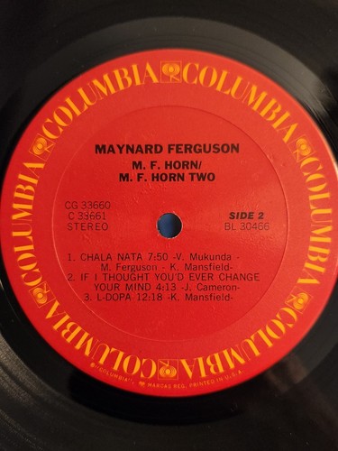 Maynard Ferguson M.F. HORN And M.F. HORN TWO 2-Disc Lp On Columbia - EX/EX - Picture 5 of 7