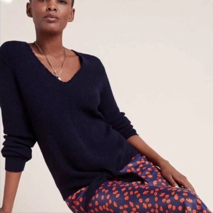 Knot tie sweater cheap