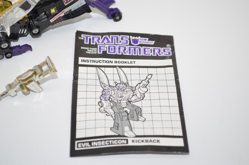 Kickback 100% Complete W/Box 1985 Vintage Hasbro G1 Transformers Action Figure - Picture 4 of 11