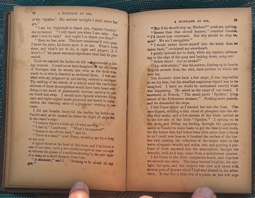 A MARRIAGE AT SEA W. CLARK RUSSELL LUPTON NEW YORK OLD UNDATED HARDCOVER ED - Picture 8 of 24