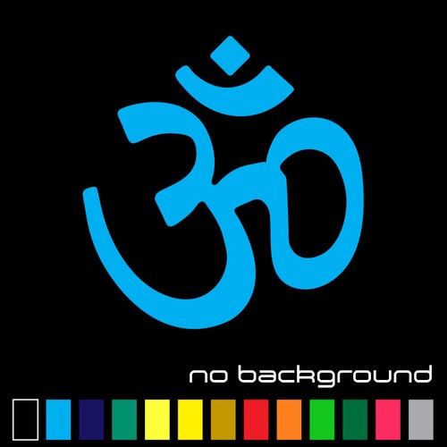 Aum Om Sticker Vinyl Decal - Spiritual Yoga Symbol Hindu Buddha Wall Car Window - Picture 5 of 17