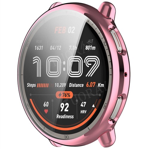Do Amazfit Active 2(A2437) Obudowa zegarka Ochrona wyświetlacza Pełna osłona ochronna Etui - Zdjęcie 81 z 126