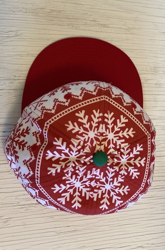 LA  Angles Ugly Christmas Sweater Baseball Hat Sponsored By ARCO Adjustable - Picture 5 of 6