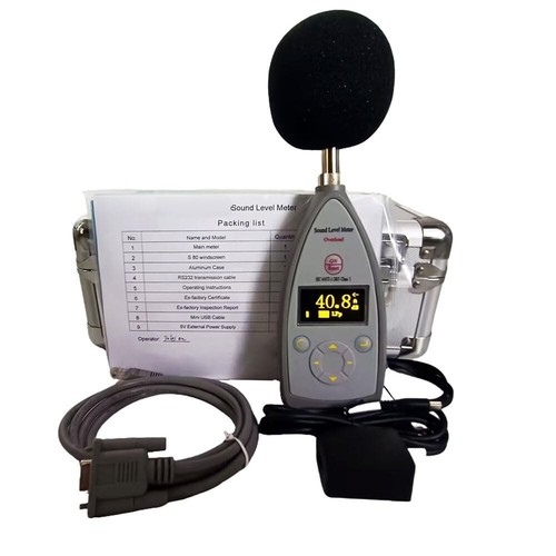 Type 1 Sound Level Meter Noise Meter with Integrating Function 8000 Groups Data - Picture 20 of 21