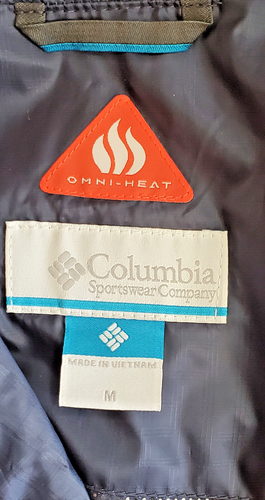 Columbia Blue OmniHeat Hybrid Vest Morning Light Blue Womens Size Medium New Tag - Picture 10 of 18