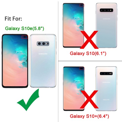 Galaxy S10 S10 Plus S10e Case Ultra Slim Clear Soft TPU Cover Electroplated Edge - Picture 11 of 25