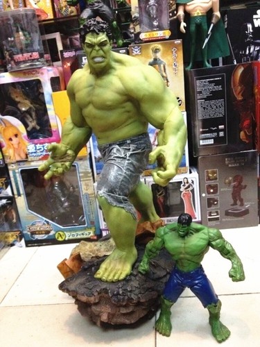 Avengers Personaggio Hulk Grande Statua Lusso 60cm Giocattolo Collezione Hero - Foto 8 di 18