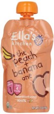 Ellas Kitchen Stage 1 Peaches & Bananas 120g-7 Pack