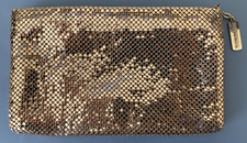 Whiting  Davis International Gold Tone Mesh Purse/Evening Bag/Clutch-8" x 4.5"