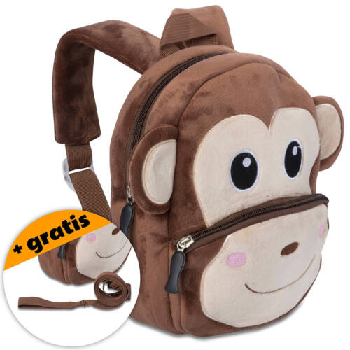 Kinderrucksack Kindergarten Kinder Rucksack für Kleinkinder mit Sicherheitsgurt - Bild 11 von 11