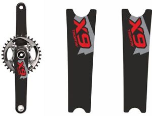 Crank Set Sticker Decal MTB SRAM X0 Mountain Bike Bicycle Adhesive 4 Pcs White