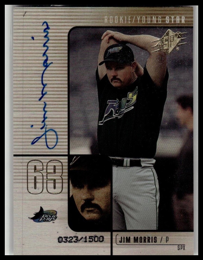 2000 SPx Jim Morris #/1500 Auto #105