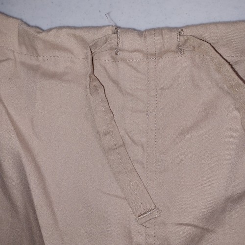 Natural Uniforms Pants Mens Medium Beige Khaki Adult Utility Elastic Waist GUC - Picture 10 of 12