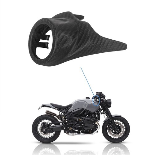 For BMW R NineT Ignition Lock Cover Motorcycle 100% Carbon Fiber - Matte - Picture 4 of 16