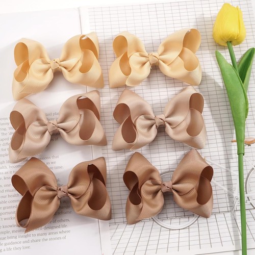 JOYOYO 40PCS 4,5Inch Hair Bows for Girls Grosgrain Ribbon Bow Toddler Hair - Picture 24 of 33