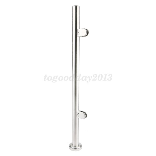 Barandilla barandilla de vidrio de 90/110 cm de altura acristalamiento postes de acero inoxidable pasamanos - Imagen 12 de 29