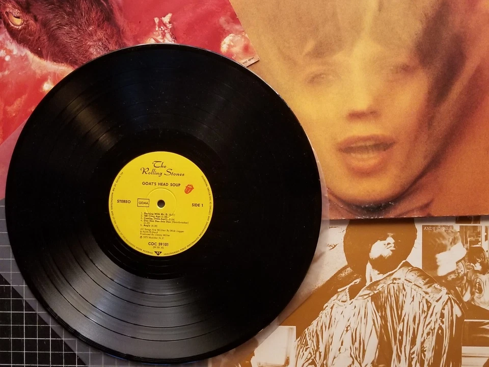 THE ROLLING STONES Goat's Head Soup LP VG+ 1ST GERMAN PRESS 1973 w INSERTS Vinyl - Image 3 of 4