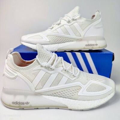 Size 13 - adidas ZX 2K Boost Cloud White for sale online | eBay