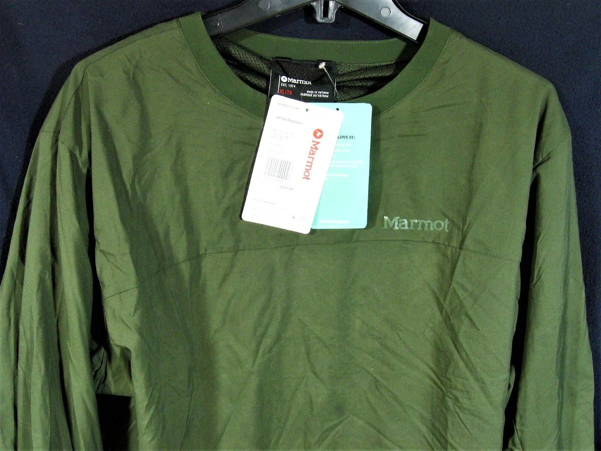 Marmot Menu0026#039;s XL Alt HB Pullover Nylon Ripstop Nori (Olive) Brand New |  eBay