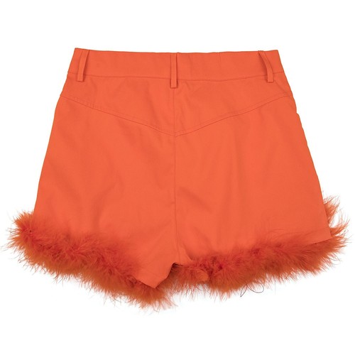 Damen-Shorts einfach Plüsch Ziernähte lässig sexy niedrige Taille gerade - Bild 11 von 27