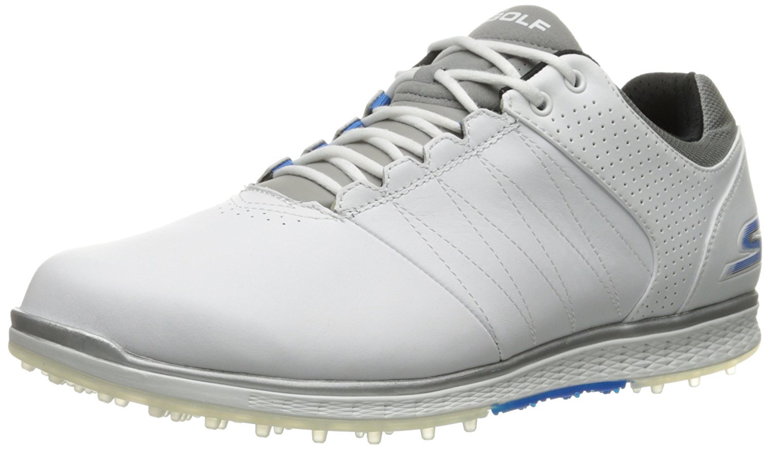 Skechers Performance Men's Go Golf Elite 2 Wide Golf Shoe,White/Gray/Blue,9 W US Skechers Performance Men's Go Golf Elite 2 Wide Golf Shoe,White/Gray/Blue,9 W US