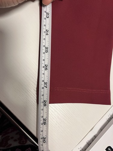 BCBG MaxAzria Pull On Red Merlot Leggings Waistband Sz Small NWOT - Picture 7 of 7