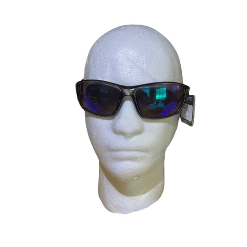 Panama Jack Sonnenbrille Herren mit Seitenschutz Sport rauchfarbenes Gestell verspiegelte Gläser neu mit Etikett