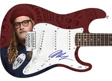 Allen Stone Autographed Signed 1/1 Custom Graphics Photo Guitar ACOA Allen Stone Autographed Signed 1/1 Custom Graphics Photo Guitar ACOA