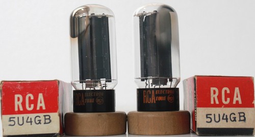5U4GB RCA Made in U.S.A. Amplitrex Tested 1 Match Pair 2 Pcs - Picture 3 of 12