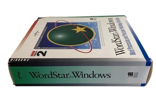 NEW SEALED WordStar For Windows Version 2 Windows 3.1 / 95 Big Box PC Word Proc. - Picture 5 of 8
