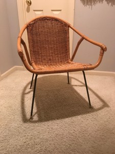 Details About Mid Century Bentwood Rattan Wicker Wrought Iron 50s Accent Chair Details About Mid Century Bentwood Rattan Wicker Wrought Iron 50s Accent Chair