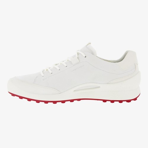 Ecco Men's Golf Biom Hybrid Shoe White Red Spikeless 131664 EU 44 Size 10 - 10.5 - Picture 7 of 13