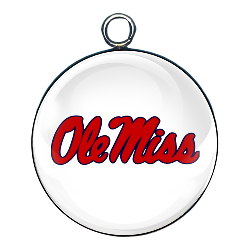 Dijes de cabujón de vidrio Ole Miss - Imagen 10 de 31
