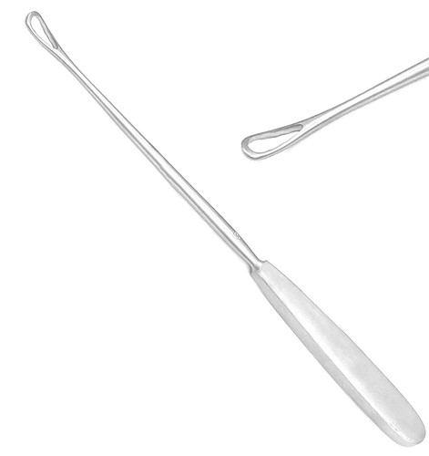 Sims Uterine Curettes 10" # 0 Blunt Blade Surgical Gynecoloy Instruments - Picture 2 of 3