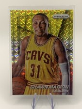 2014-15 Panini Prizm Yellow and Red Mosaic Prizms Shawn Marion #82