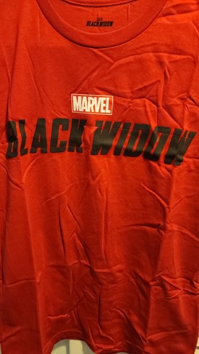 Men's Black Widow Marvel Rivals Logo T-Shirt Size 14 NWT - Picture 5 of 5