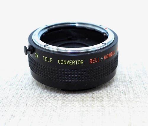 Vintage BELL & HOWELL 2x Tele Converter Objektiv für Mamiya ZE 35mm Film SLR Kamera