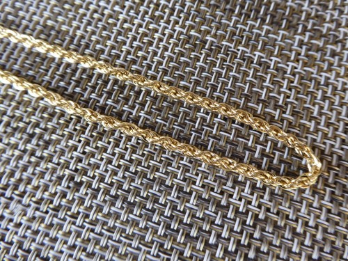 Vintage 18" galvanisierte Goldkette Halskette von Gold N Silberminen NEU - Bild 2 von 4