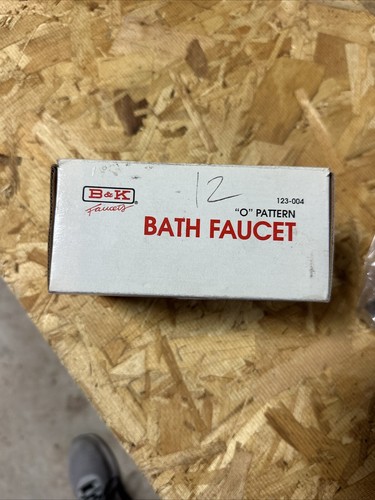 B&K Chrome O-Pattern Bath Faucet 123-004 B&K 123-004 032888230040 Brass - Picture 3 of 3