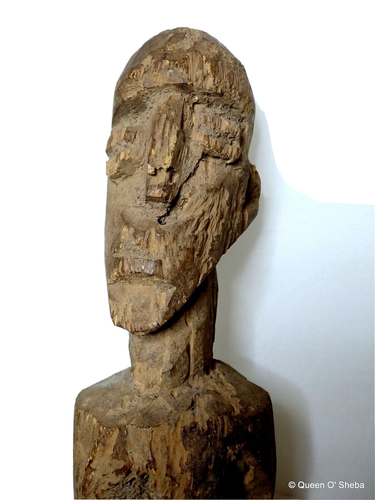 Lobi Ancestor Wooden Figure Carved Shrine Tribal Art African Bateba Female - Picture 5 of 21
