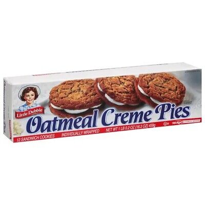 Little Debbie Oatmeal Cream Pies 2 BOXES Work School Snack - Picture 1 of 1