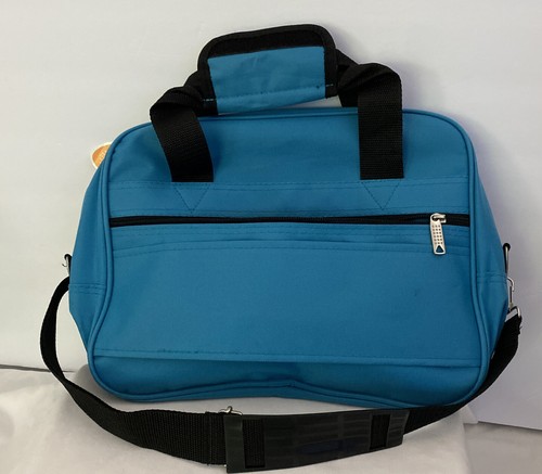 Turquoise Carry-On Luggage 14” Sml Under Seat Tote Bag w Strap - Rockland - NWT - Picture 4 of 5