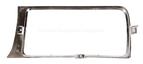 Jaguar XJ40 1986-94 RH Headlight Chrome Surround Bezel Trim JLM 1325 (378 441) - Picture 7 of 9