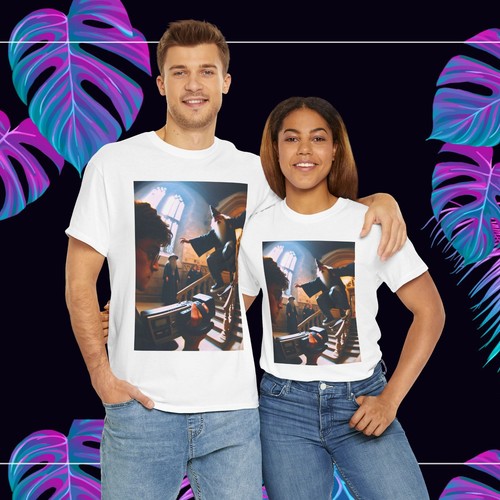 Harry Potter Dumbledore Skateboard Funny Shirt Cotton Black Unisex - Picture 22 of 25