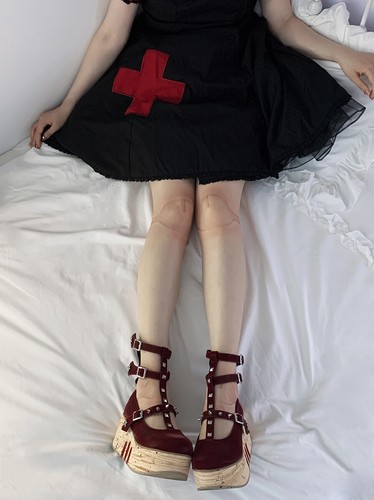 Ball Gelenk Puppe Thema Damen Samt Lolita Strumpfhosen Strumpfhose niedlich Mädchen Hautfarbe - Bild 2 von 5