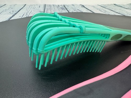 2 Detangling Hair Brush For Straight Curly Natural Processed Wigs Massage Brush - Picture 3 of 5
