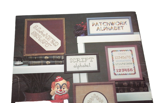 The Alphabet Book Cross Stitch 1986 Leisure Arts Leaflet 457 Patchwork Stencil - Picture 4 of 4